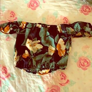 Floral crop top